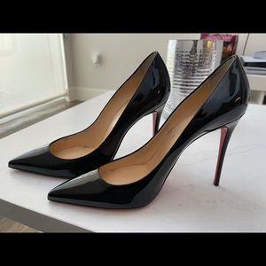 Black Patent leather Christian Louboutin Heels!